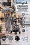Luxury Cabin Size Stroller Baby Carriage Rain Cover 12 Micron Phthalate-Free. Tests Have Been Done. - 7