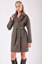 Dark Beige Oversize Cashmere Coat