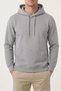 3 Thread Men's Side Pocket Hooded Sweatshirt Soft Fabric Smoked Gray Brown Black Stone