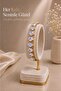 Sparkling Opal Effect Blue Color Star Stone Flexible Bracelet