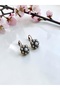 Papatya Model Zircon Stone Earrings - 3