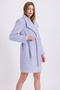 Light Blue Cashmere Coat - 4