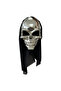 Halloween Silver Skull Mask