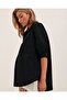    20213 Oversize Short Sleeve Basic Shirt - Black - 2