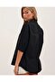    20213 Oversize Short Sleeve Basic Shirt - Black - 4