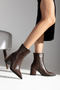 Pointed Toe Heeled Boots 2-0-2-7 - 4