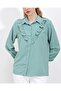 20223 Ruffled Long Sleeve Shirt - Cagla - 3