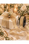 Gold Striped Chiffon Ribbon 2.5 cm – 1 Roll 20 Meters – Decorative Bow, Gift Wrapping and Organizational Decoration Ribbon - 5