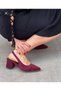 Mari̇a Bordo Suede 5 cm Heel Sandals - 8