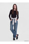 Zero Roba Collar 100% Cotton Women's T-Shirt from Uzg Store for Style Enthusiasts - 2