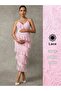 Rochie maxi, roz - L