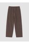 Brown Striped Baby Boy Pants - 3