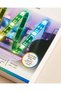 شريط إضاءة LED أسود 16 مصباح مع جهاز تحكم عن بعد (1 متر) - 4