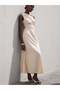 Rochie maxi, crem - L - 3