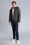Warm Water-Repellent Slim Fit Coat N4661Az26Au - 3