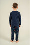 Boy's Long Sleeve Pajama Set (with Socks as a Gift) - 4