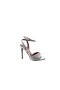 CRACKED WHITE SATIN BRIDAL SHOES EMBELLISHED WITH Rhinestones - 3