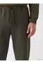 Khaki Regular Fit Men's Jogger Sweatpants - 3