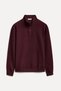 Men's Plum High-Neck Sweatshirt