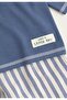 Oversize Pants Set 2-10 Years Indigo Thick Striped - 3