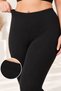 4001 Women's Plus Size Cotton Lycra Mesh Flexible Comfortable Daily Black Tights - 2