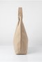 Women's Beige Color Large Size Shoulder and Tote Bag - Large Volume University Bag - 4