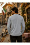 Men's V-Neck Sweatshirt 100% Cotton - 2