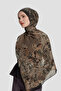 Istanbul Viscose Shawl - Brown - 2