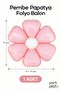 Pink Daisy Foil Balloon 71X71 cm 1 Piece Flower Themed Birthday Party Decoration - 2
