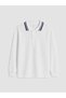 White Polo Neck Boy's T-Shirt