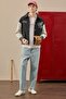 Oversized Snap Fastener Bomber Jacket Coat H1575Ax26Au - 2