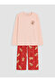 Esvab • Modern & Stylish Girls' Velvet Pajama Set - 3