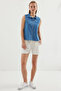 20257 Zero Sleeve Denim Shirt - Navy Blue
