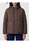 Hooded Quilted Women's Puffer Coat - 3