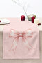 Elegant Patterned Digital Printed Runner with Bow Motif 40X140 Cm, Modern Decorative and Console Use - 3