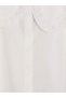 Ecru Embroidered Baby Collar Girl's Shirt - 2