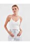918 Rope Strap Crop Top - White - 2