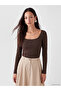 Esvab • Modern & Distinctive U Roba Collar Women's Ribbed Bodysuit