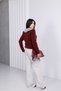 Lace Collar Buttoned Pocketed Cardigan - 7