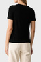 Metallic Logo Jersey Fabric Crew Neck t Shirt Women's t Shirt Xw002773 Af26303 Uc00 - 2