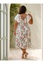 Rochie midi, mix culori - 2