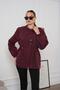 Women's Plum Epaulet Detailed Waist Gathered Lightweight Jacket Pc4408 - 3