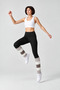 Women's 3-Pack Striped Patterned Colorful Leggings - 2