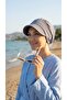 Ela Visor Hat Dark Gray Ready-To-Wear Turban Hijab Pool Cap Suitable for Medical Use - 8