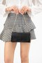 Women's Hand and Shoulder Bag with Side Chain Strap and Magnet Detail – Stylish Portfolio Clutch - 2