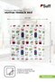 Blumenkorb Microfiber Kitchen Cleaning Cloth Decorative Coasters and Patterned Dish Drying Cloth 40X40 cm Colorful Jar - 6