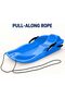 High-Density Polyethylene Snow Sand Grass Sled with Built-In Brakes - 5