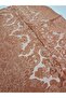 Baroque Collection Gradient Burnt Jacquard Tulle Shawl 70 X 190 cm - 2