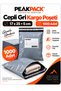 Gray Cargo Bag with Pocket 17X25+5 cm 1000 Pieces Self-Adhesive Shipping Bag