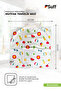 Blumenkorb Microfiber High Absorbent Decorative Kitchen Cleaning Cloth 40X40 cm Summer Mode - 6